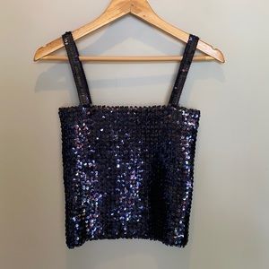 Vintage y2k Sequence Tank/Tube Top